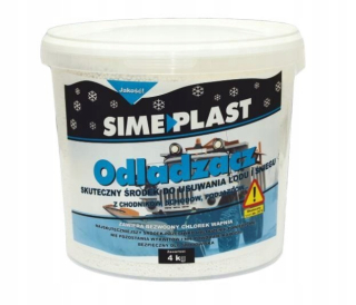 Odmrazovač 4 kg SimePlast Chlorid vápenatý namiesto cestnej soli